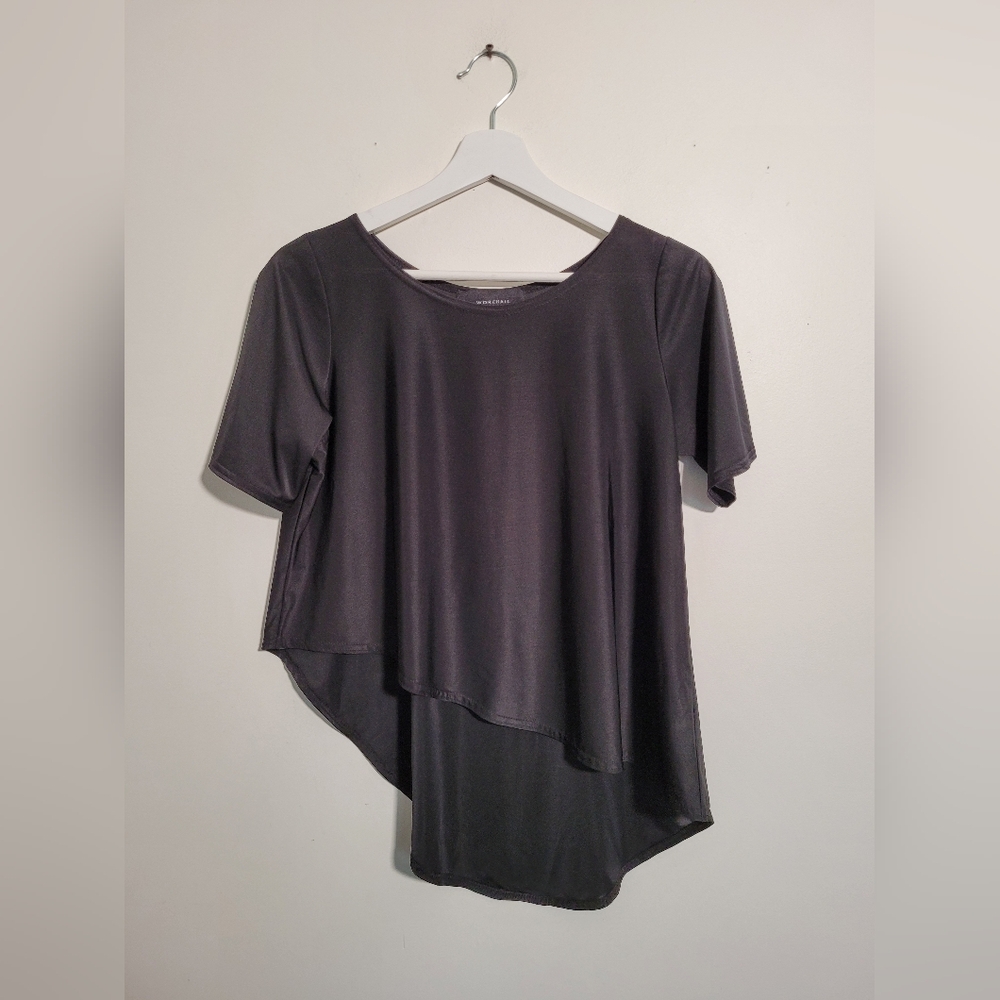 Elegant Gray Women's Top